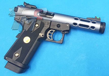WE Galaxy Hi-Capa 5.1K GBB Pistol (Type A) (Blue / Black) - Click Image to Close